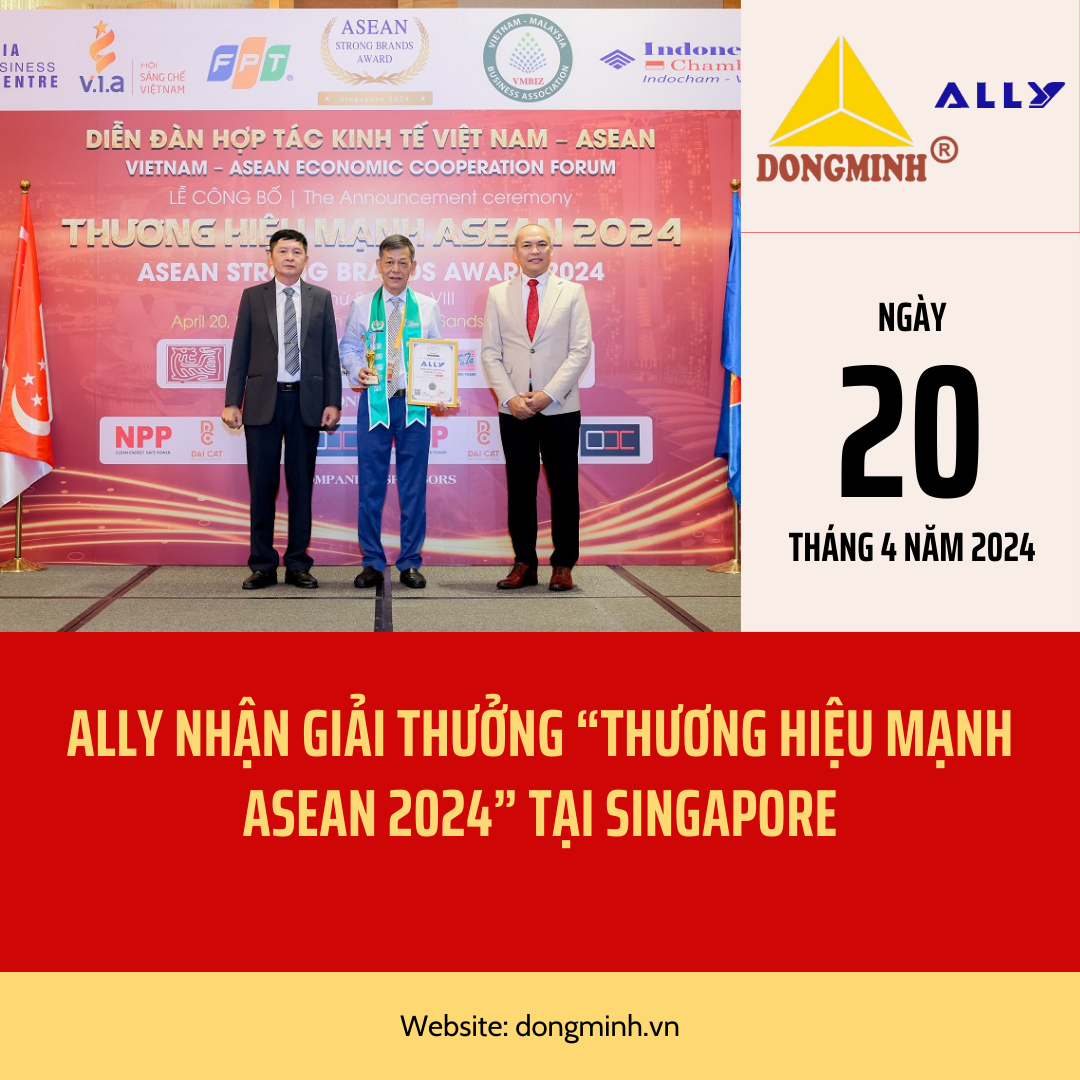 ALLY tự hào được vinh danh trong Top 10 Thương hiệu mạnh ASEAN 2024