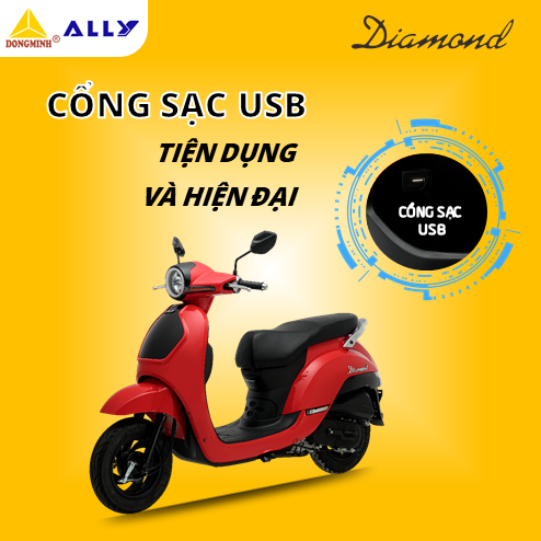 XE GA 50CC ALLY DIAMOND - MỀM MẠI VÀ TINH TẾ