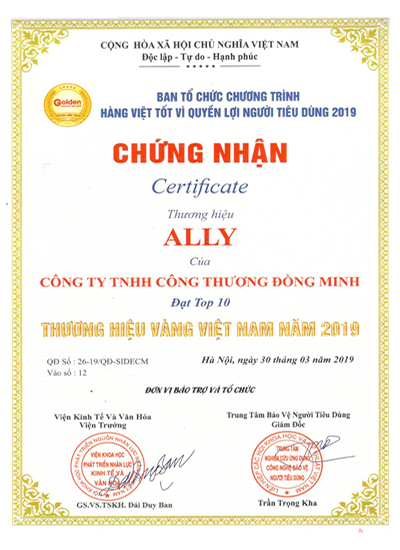 TOP 10 THƯƠNG HIỆU VÀNG