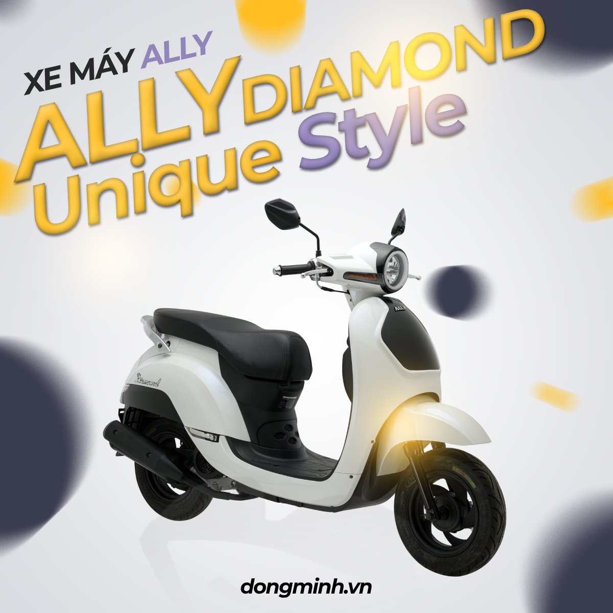 ALLY DIAMOND – MẪU XE TAY GA PHÂN KHỐI NHỎ DÀNH CHO HỌC SINH