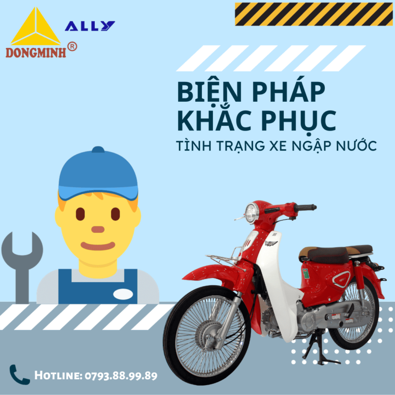 Các biện pháp khắc phục tình trạng xe máy bị ngập nước