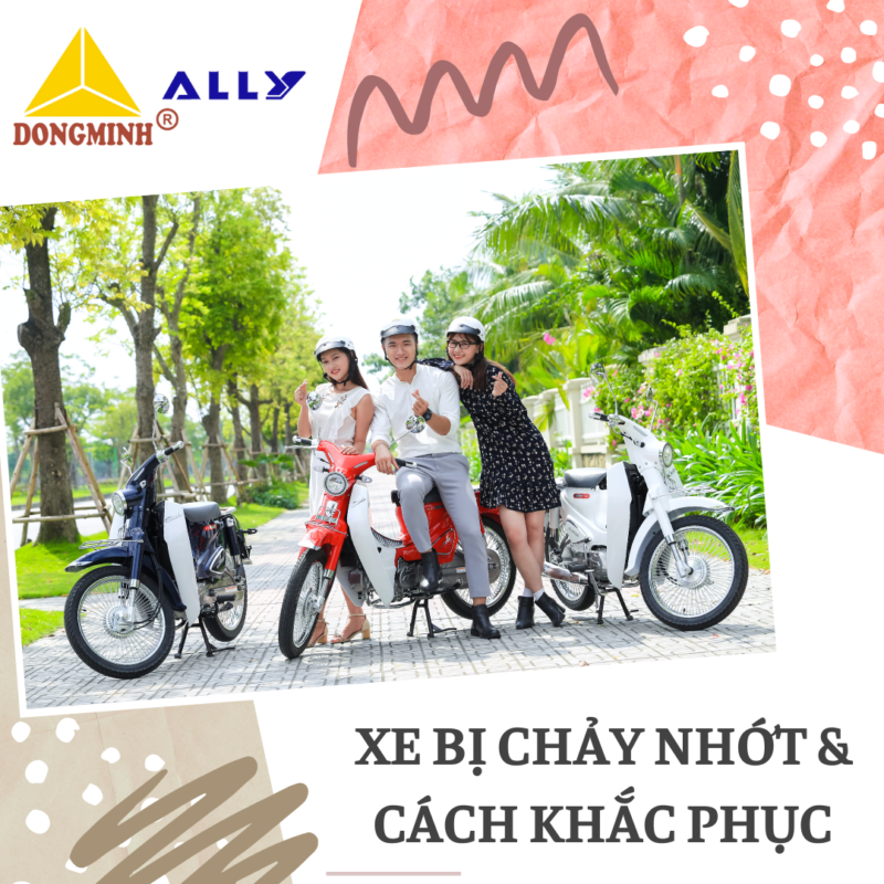 Nguyên nhân do đâu khiến xe máy 50cc bị chảy nhớt