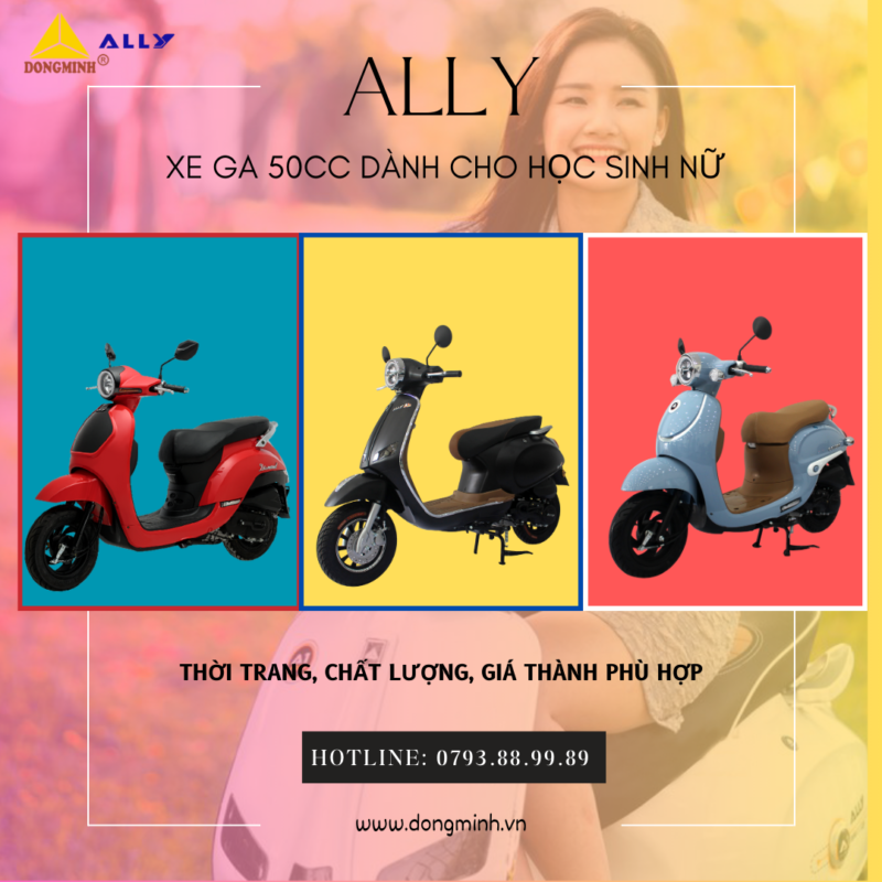 Học sinh nữ nên chọn xe tay ga 50cc nào?