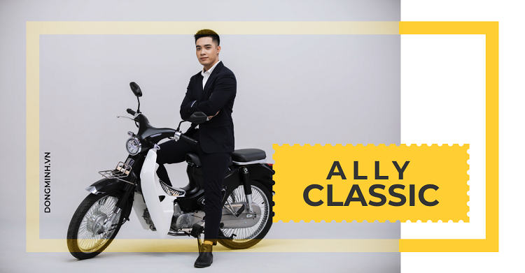 XE MÁY 50CC ALLY CLASSIC MANG TRONG MÌNH THIẾT KẾ MỚI LẠ