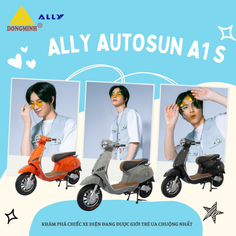 Autosun A1 S xe máy điện đáng tin cậy và thân thiện với môi trường