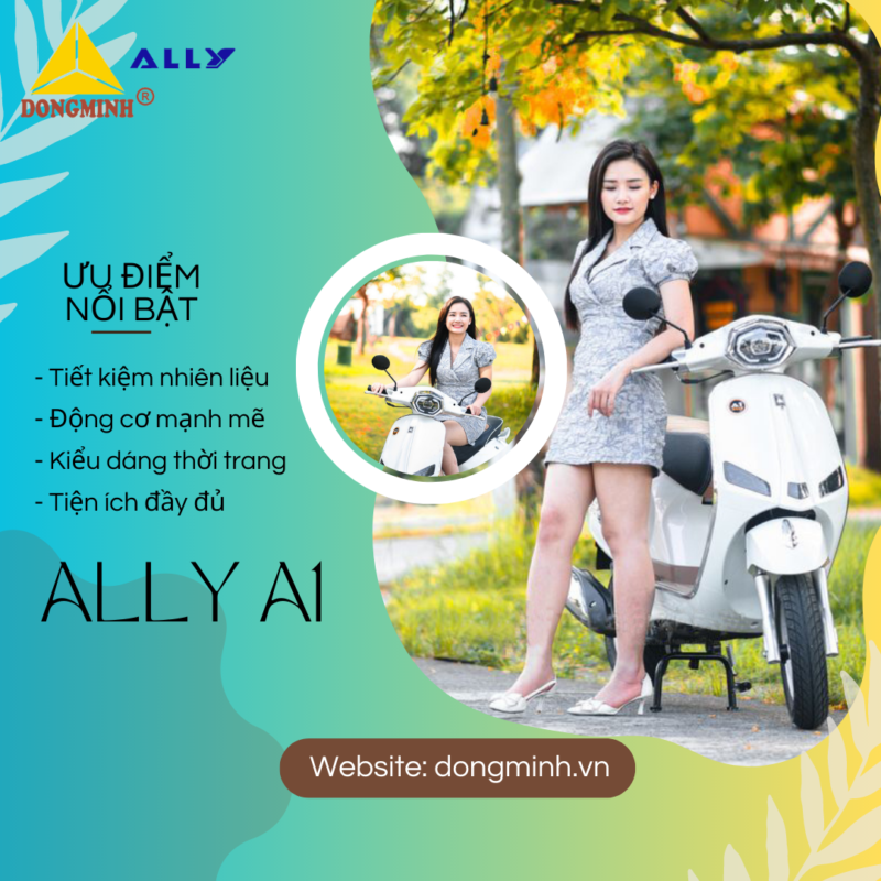 ALLY A1 xe máy ga 50cc tốt nhất dành cho học sinh, sinh viên