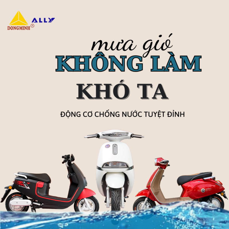 Xe máy điện có đi được trời mưa không? Cần lưu ý những gì?