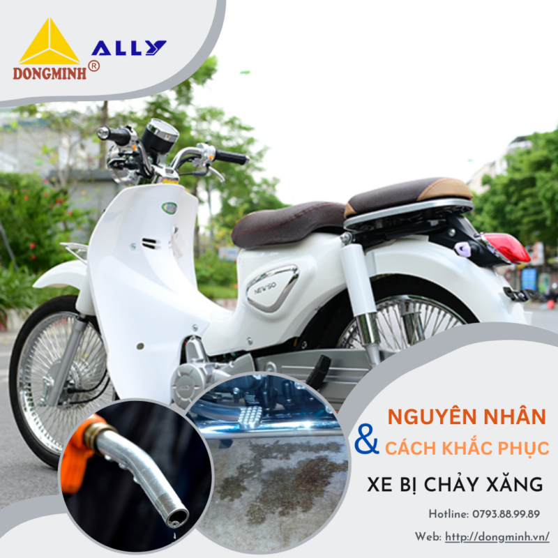 Nguyên nhân và cách khắc phục khi xe máy chảy xăng dưới gầm