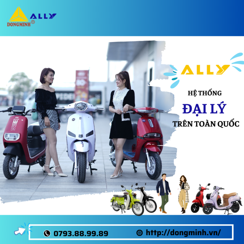 Mua xe máy, xe điện ALLY chính hãng ở đâu?