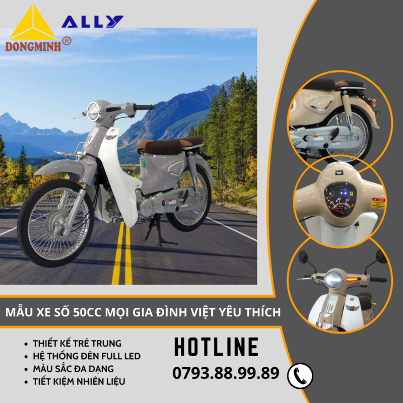 Review xe máy 50cc ALLY NEW SE