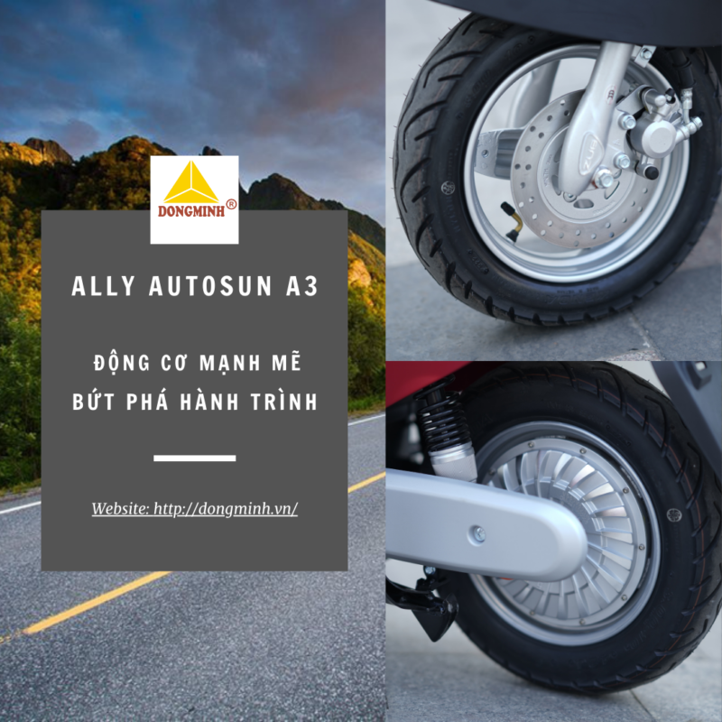 Mẫu xe máy điện mạnh mẽ, cá tính ALLY AUTOSUN A3