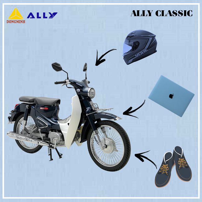 NHỮNG ƯU ĐIỂM NỔI BẬT KHÔNG THỂ BỎ QUA CỦA XE MÁY 50CC ALLY CLASSIC