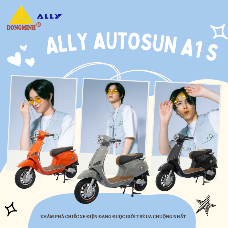 Xe máy điện ALLY AUTOSUN A1 S chính hãng được khách hàng ưa chuộng