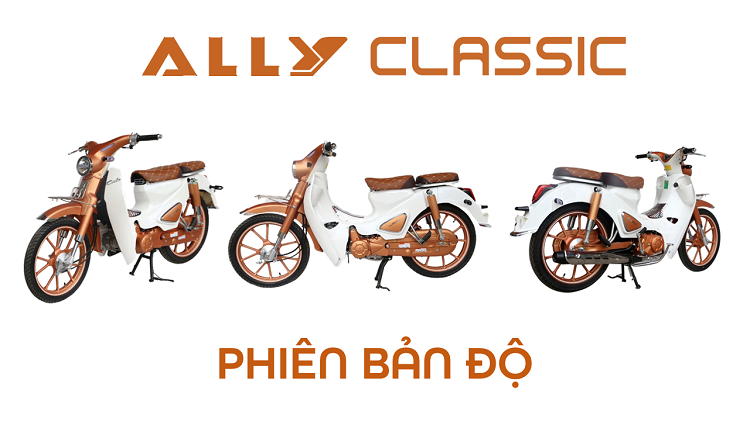 VÌ SAO NÊN CHỌN XE MÁY 50CC ALLY CLASSIC PHIÊN BẢN ĐỘ 2020?