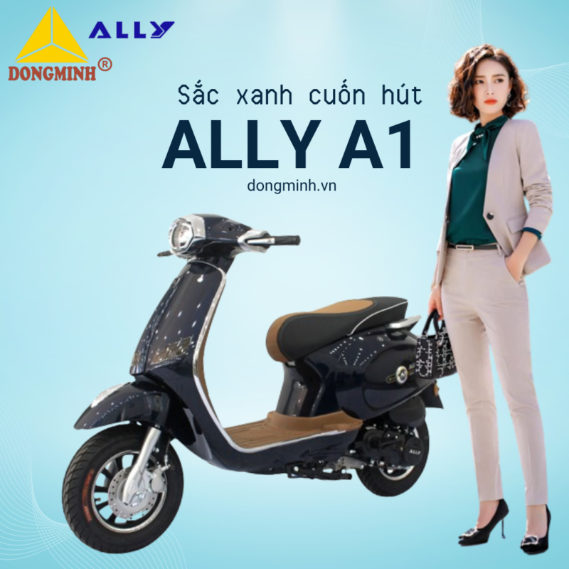 Ally A1 màu xanh mới đáp ứng thị hiếu khách hàng