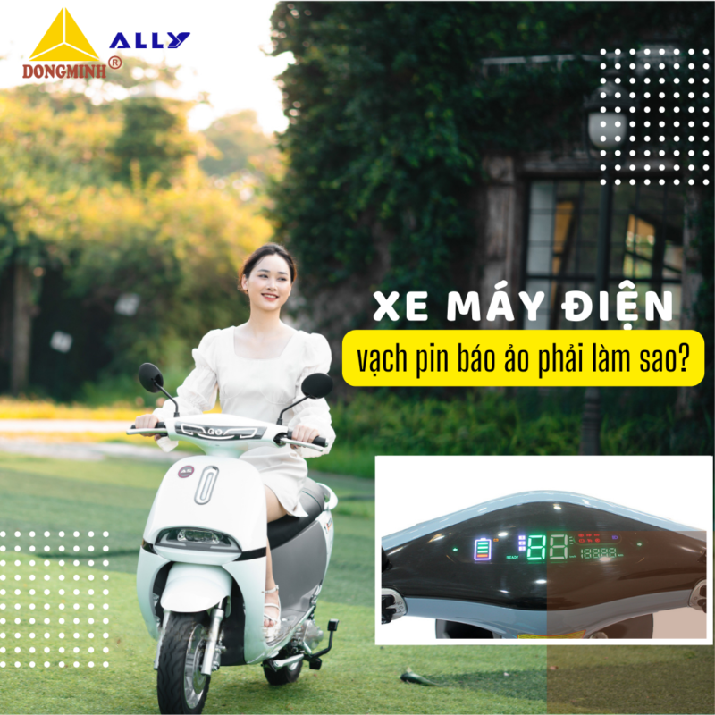 Hiện tượng vạch báo lượng điện đầy nhưng xe chạy yếu, tụt rất nhanh, phải làm sao?