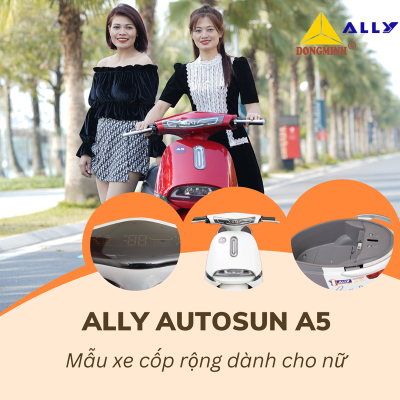 ALLY AUTOSUN A5 mẫu xe cốp rộng dành cho nữ