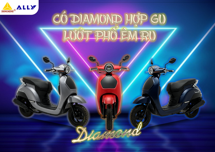 TẠI SAO XE GA 50CC ALLY DIAMOND ĐƯỢC YÊU THÍCH NHẤT?