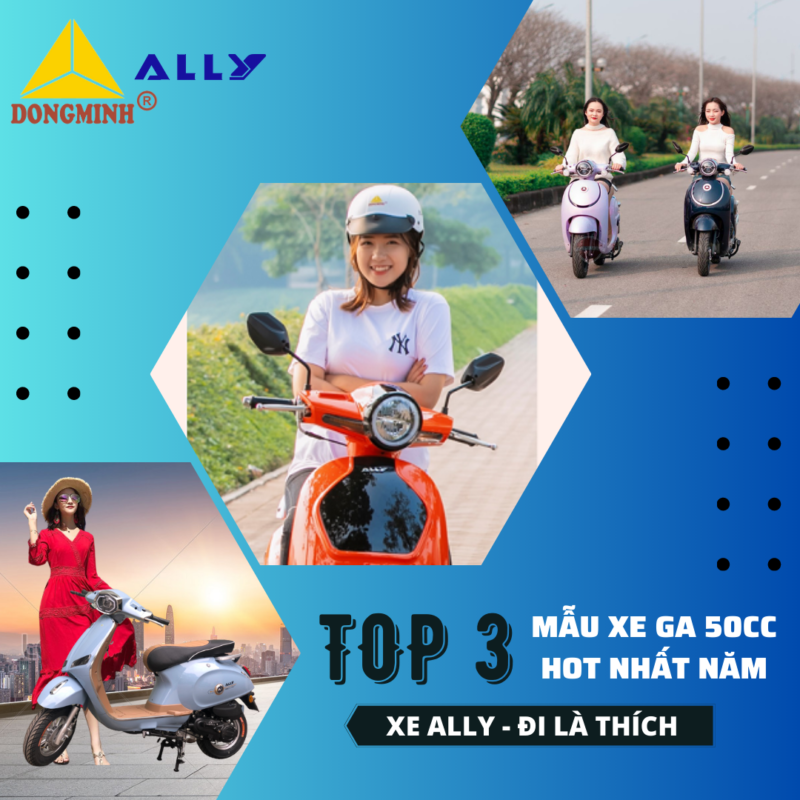 Top xe máy 50cc dành cho học sinh chất lượng, giá tốt