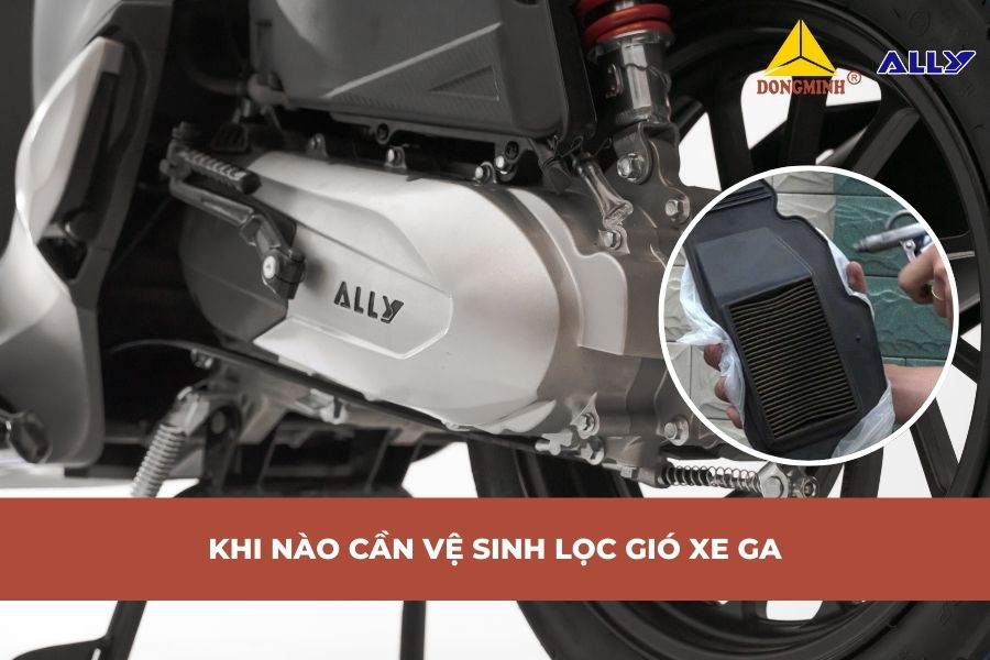 Khi Nào Cần Vệ Sinh Lọc Gió Xe Ga