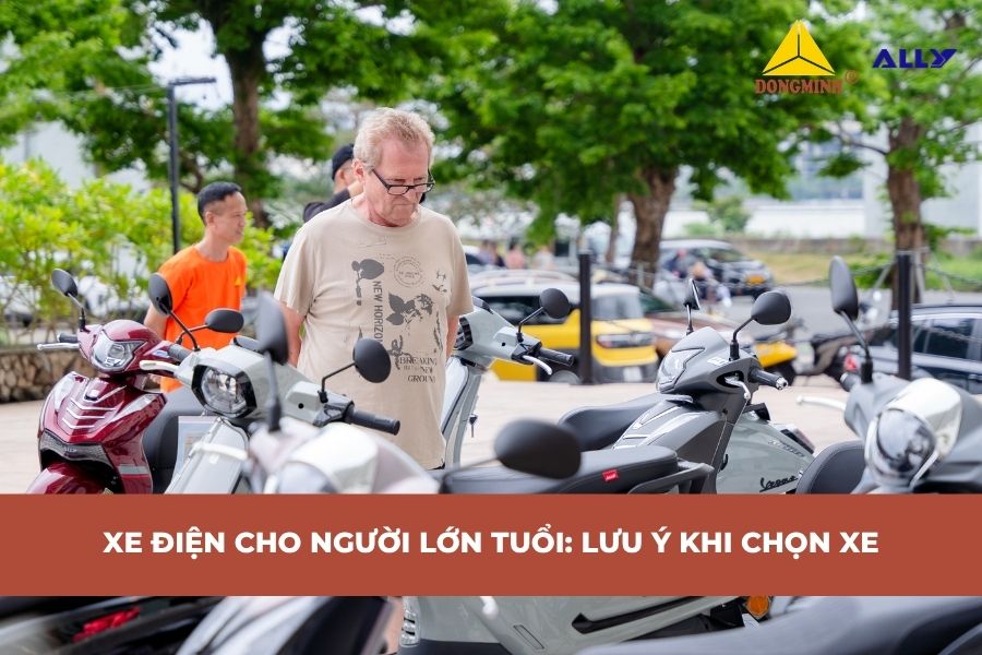 Xe Điện Cho Người Lớn Tuổi: Lưu Ý Khi Chọn Xe