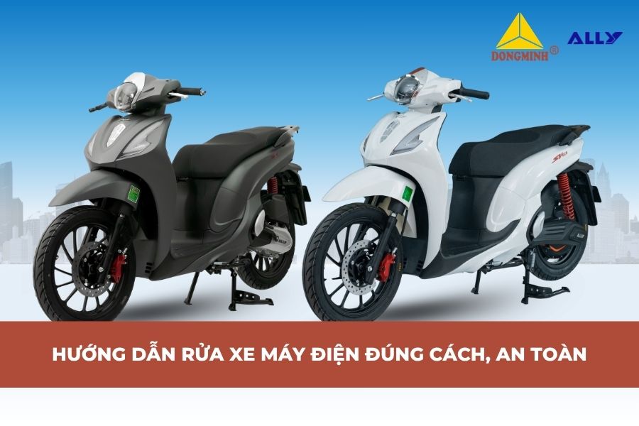 Hướng Dẫn Rửa Xe Máy Điện Đúng Cách, An Toàn