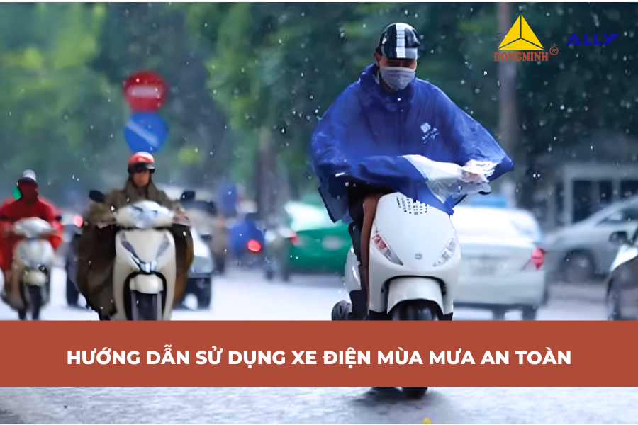 Hướng Dẫn Sử Dụng Xe Điện Mùa Mưa An Toàn