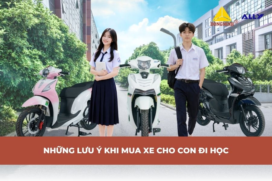 Những Lưu Ý Khi Mua Xe Cho Con Đi Học