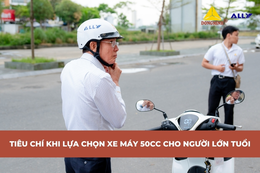 Tiêu Chí Khi Lựa Chọn Xe Máy 50cc Cho Người Lớn Tuổi